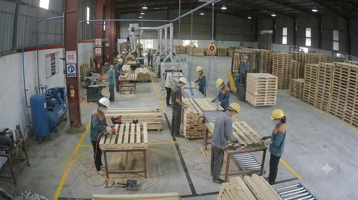 LEFAMI pallet assembly